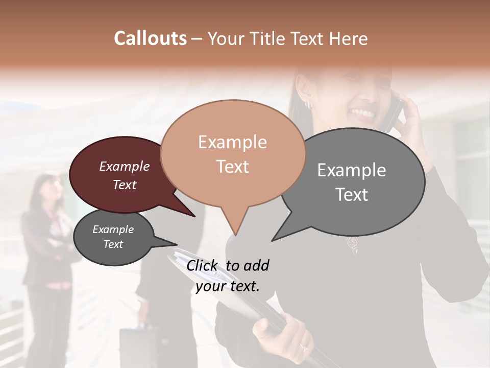 Woman Cellular Beauty PowerPoint Template