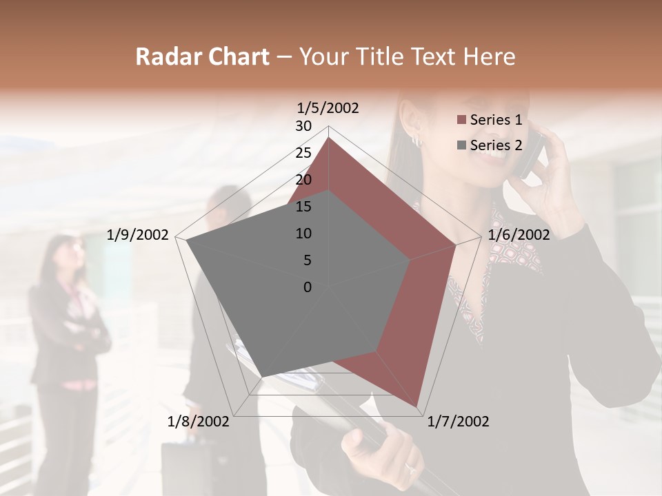 Woman Cellular Beauty PowerPoint Template