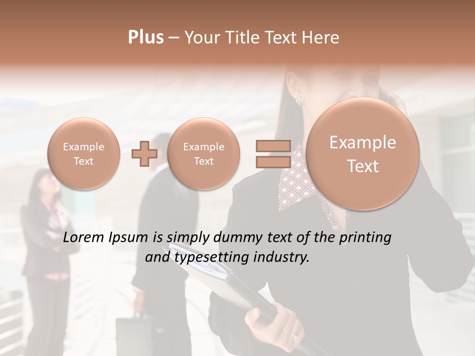 Woman Cellular Beauty PowerPoint Template