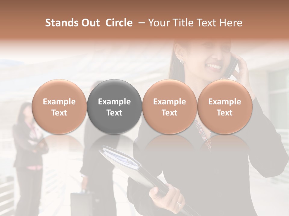 Woman Cellular Beauty PowerPoint Template