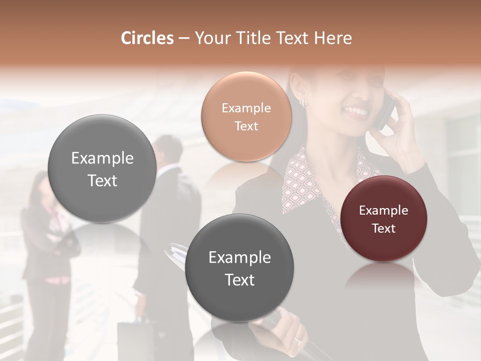 Woman Cellular Beauty PowerPoint Template