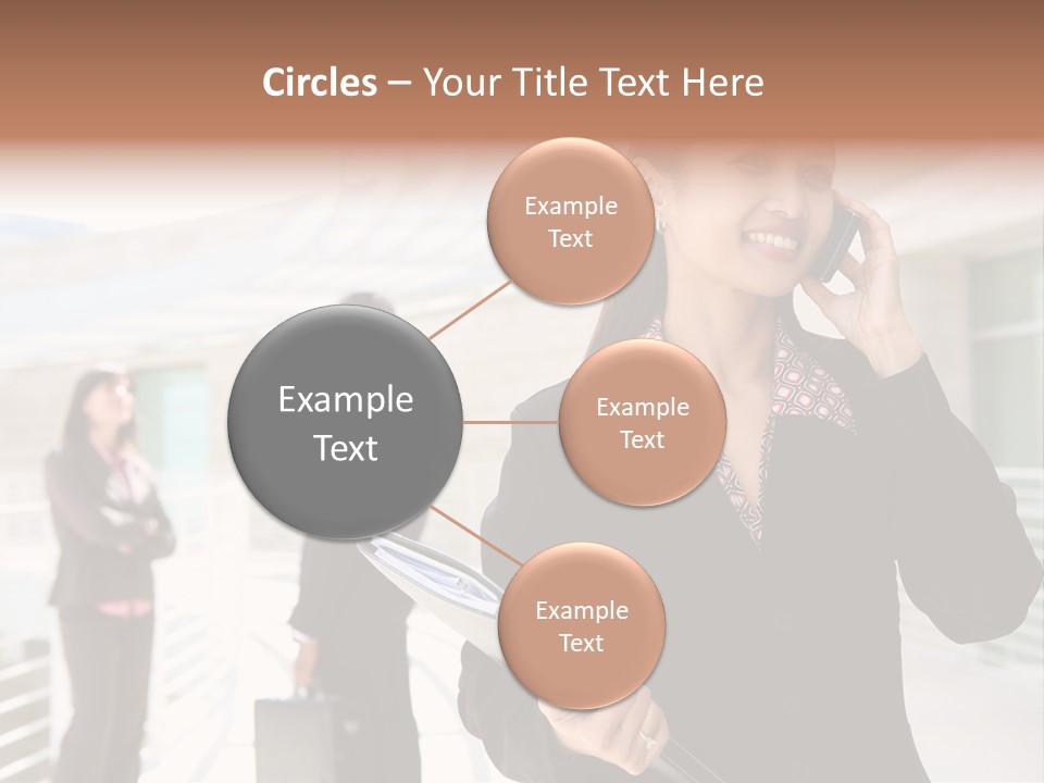 Woman Cellular Beauty PowerPoint Template