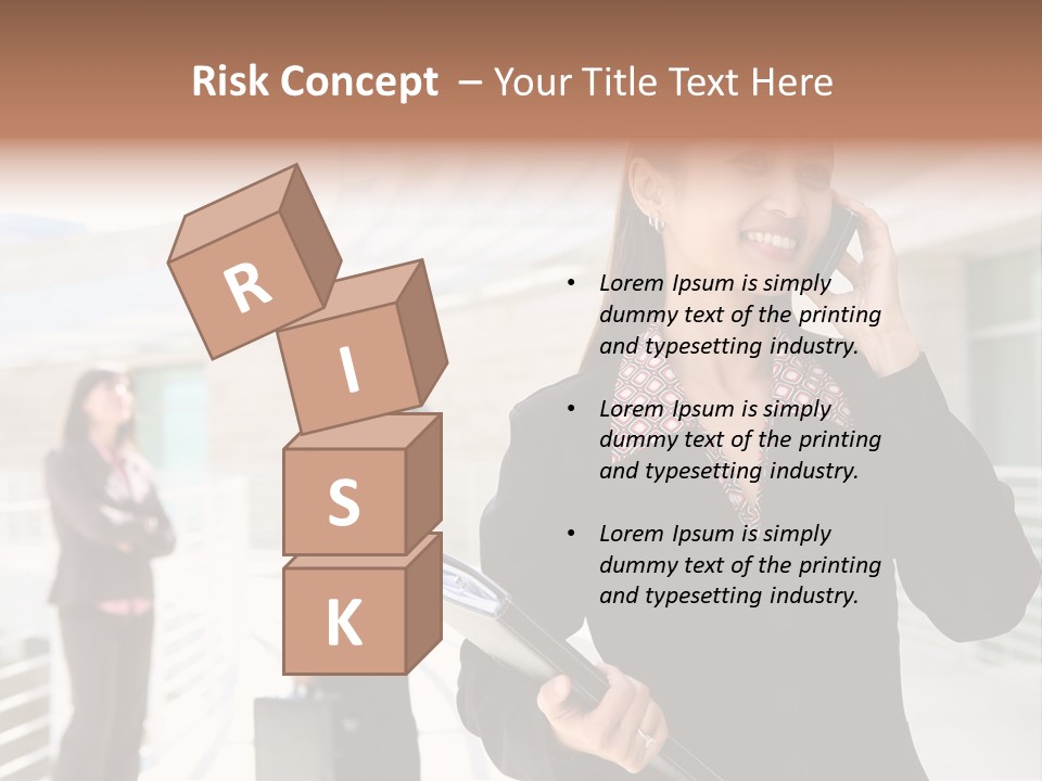 Woman Cellular Beauty PowerPoint Template