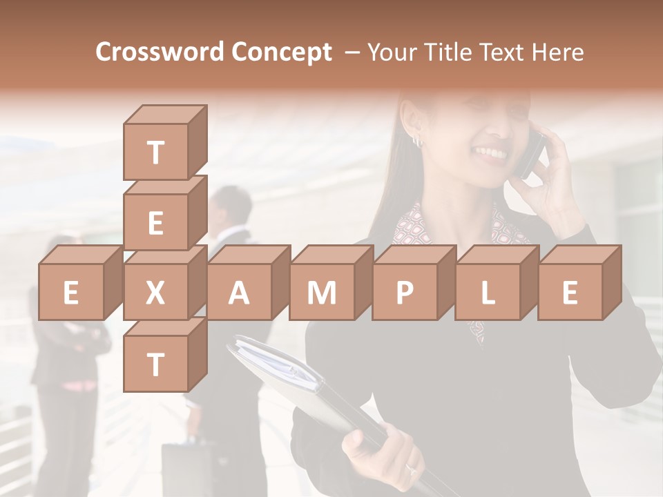 Woman Cellular Beauty PowerPoint Template