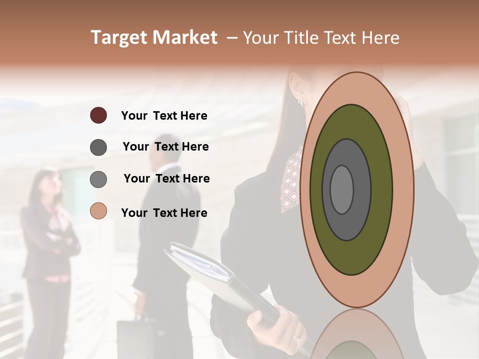 Woman Cellular Beauty PowerPoint Template