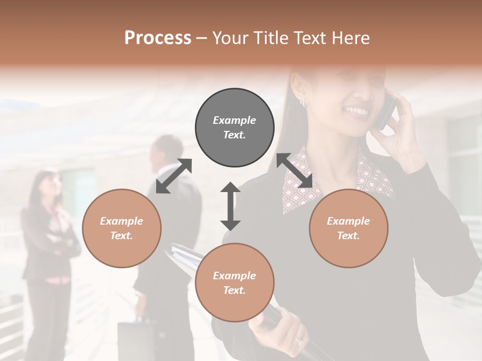 Woman Cellular Beauty PowerPoint Template
