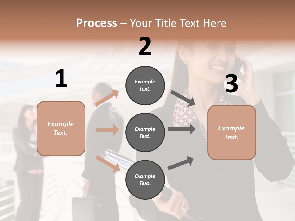 Woman Cellular Beauty PowerPoint Template