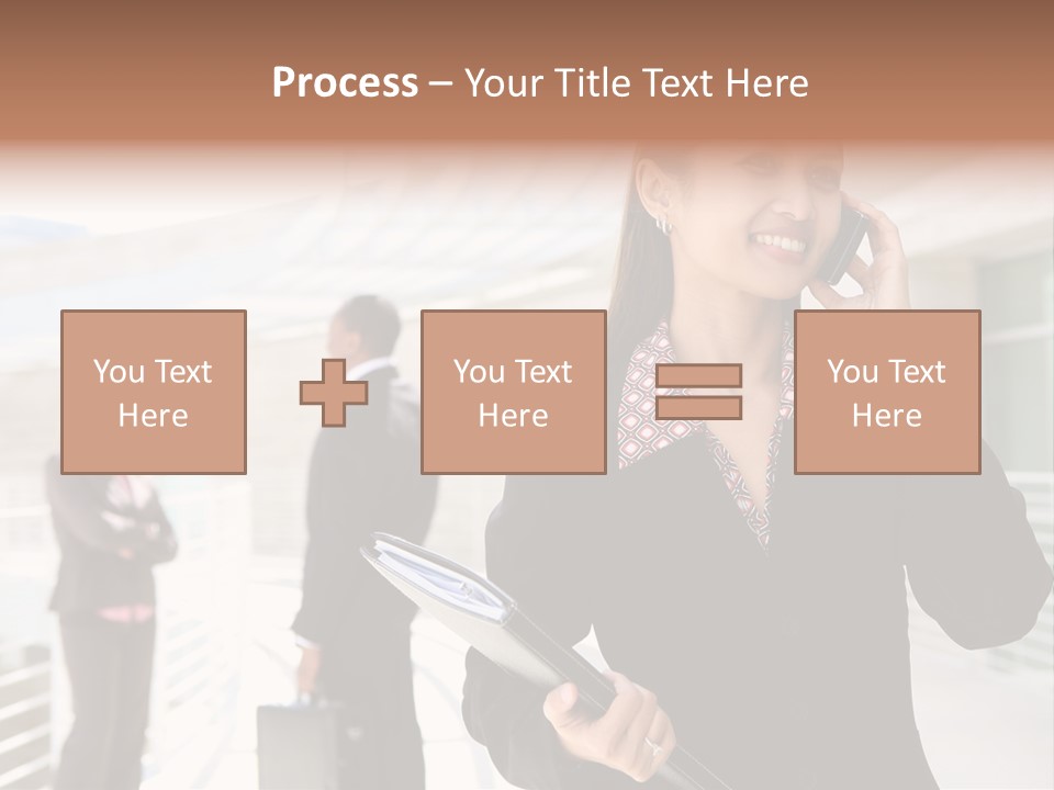 Woman Cellular Beauty PowerPoint Template