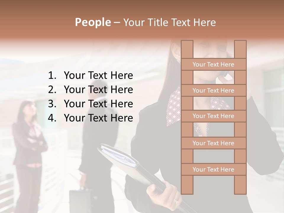 Woman Cellular Beauty PowerPoint Template