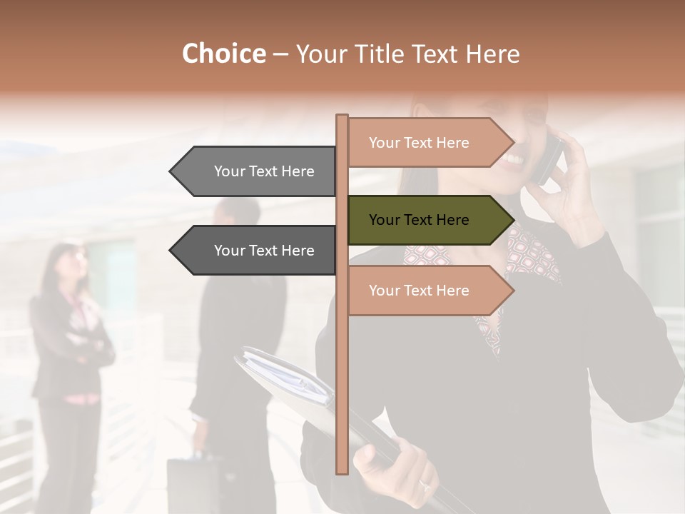 Woman Cellular Beauty PowerPoint Template