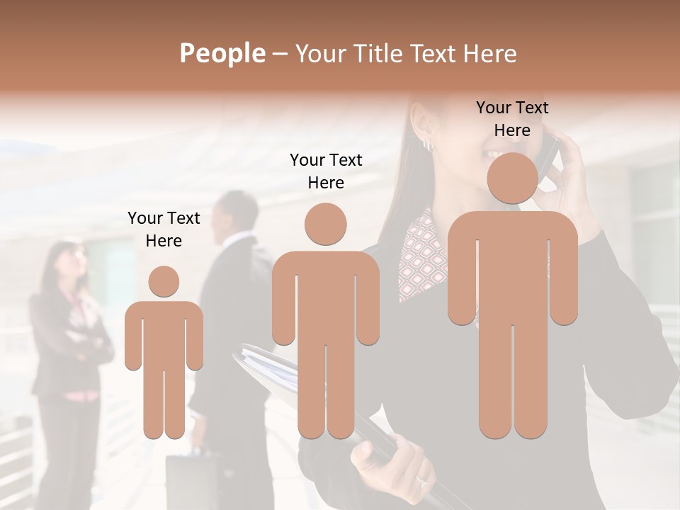 Woman Cellular Beauty PowerPoint Template