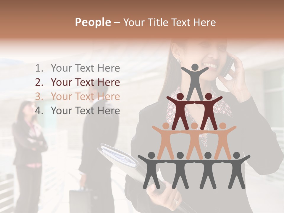 Woman Cellular Beauty PowerPoint Template