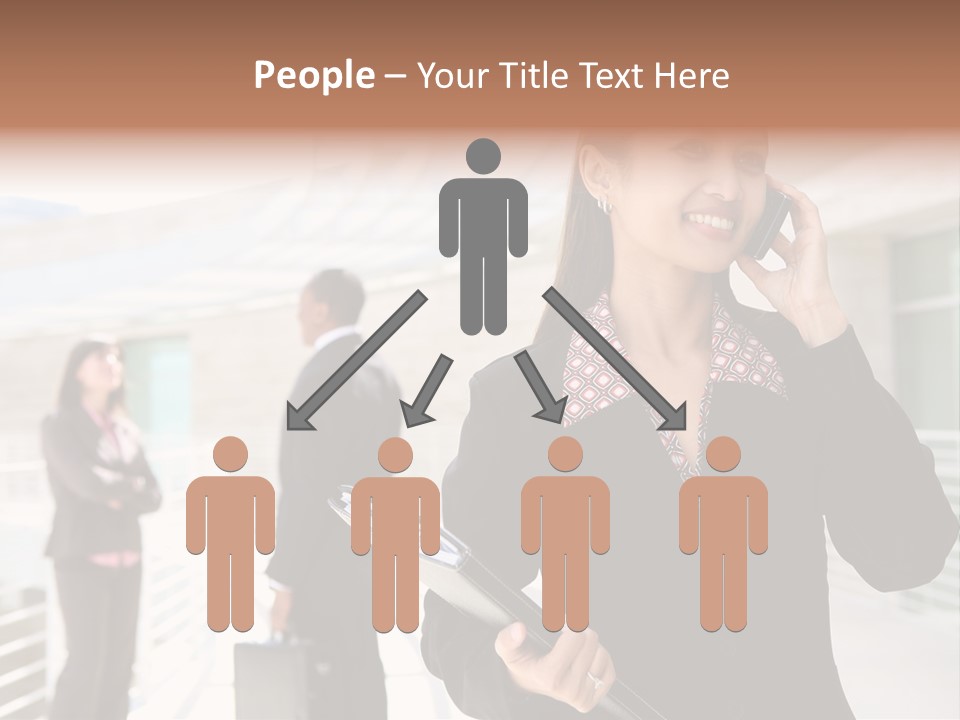 Woman Cellular Beauty PowerPoint Template