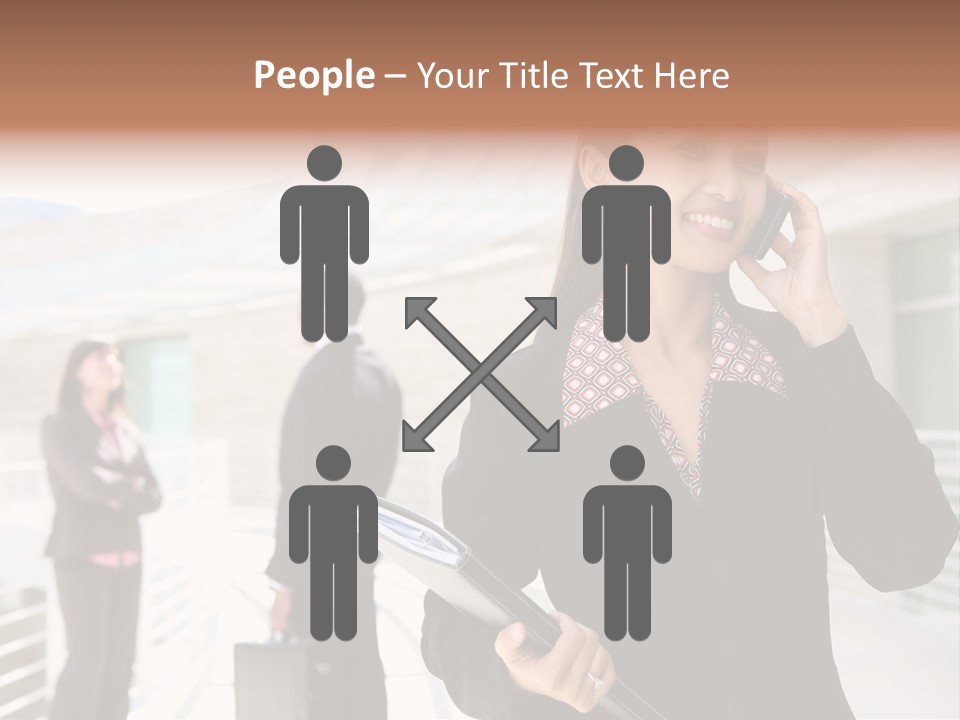 Woman Cellular Beauty PowerPoint Template