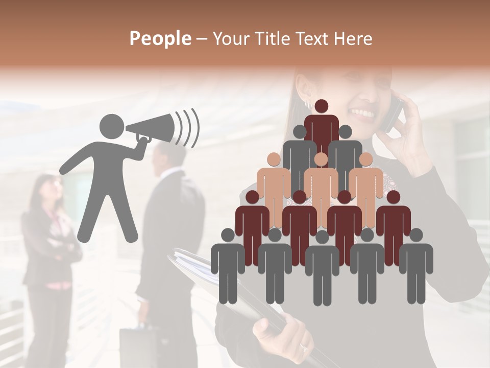 Woman Cellular Beauty PowerPoint Template