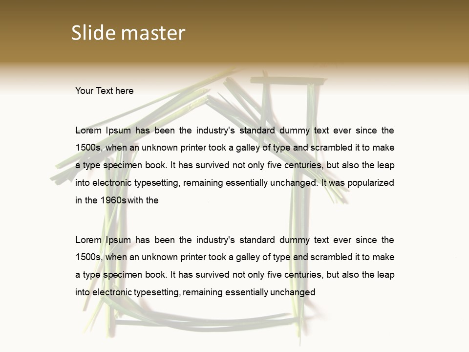 Sound Home Concept PowerPoint Template