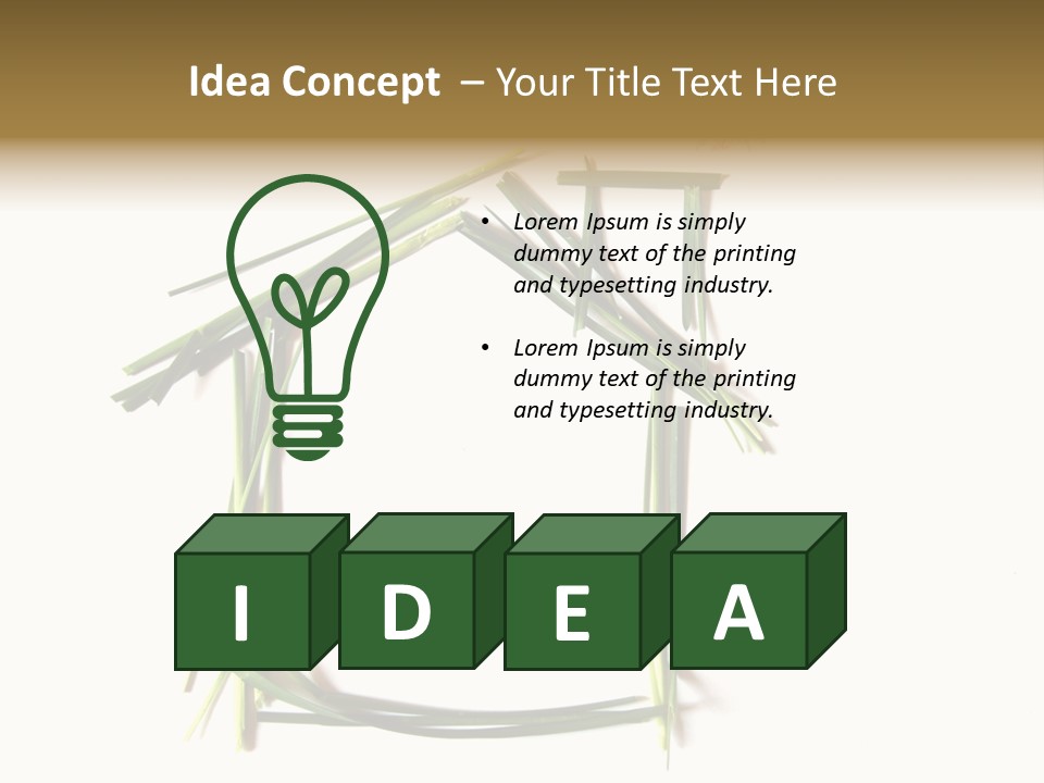 Sound Home Concept PowerPoint Template