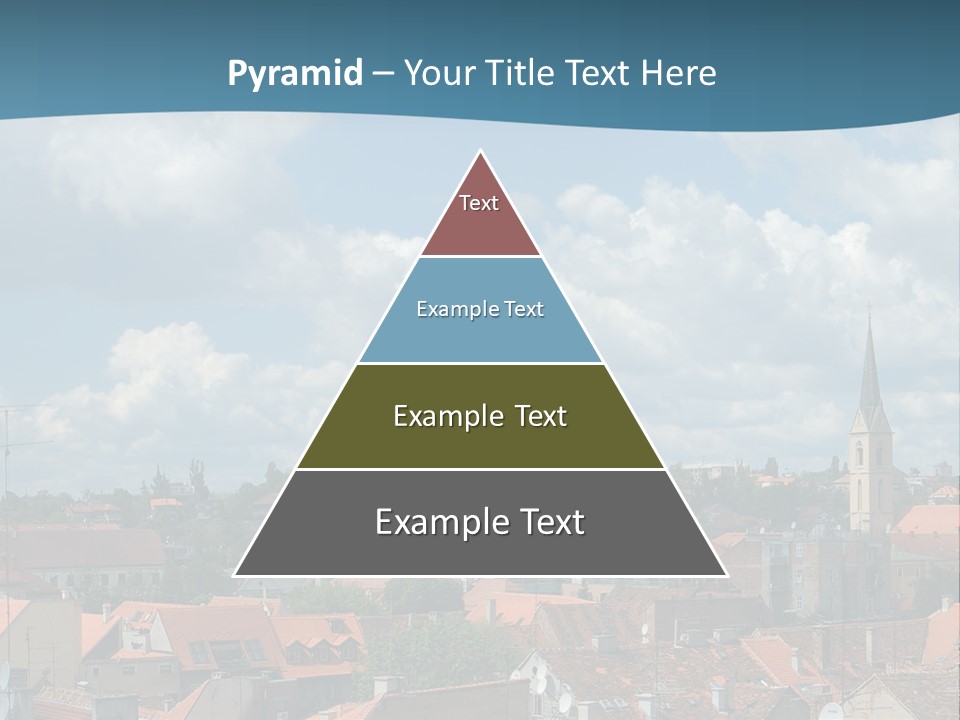 Church Panorama Cityscape PowerPoint Template