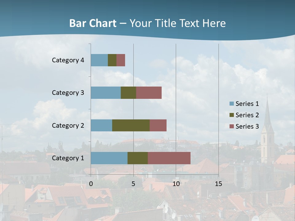 Church Panorama Cityscape PowerPoint Template
