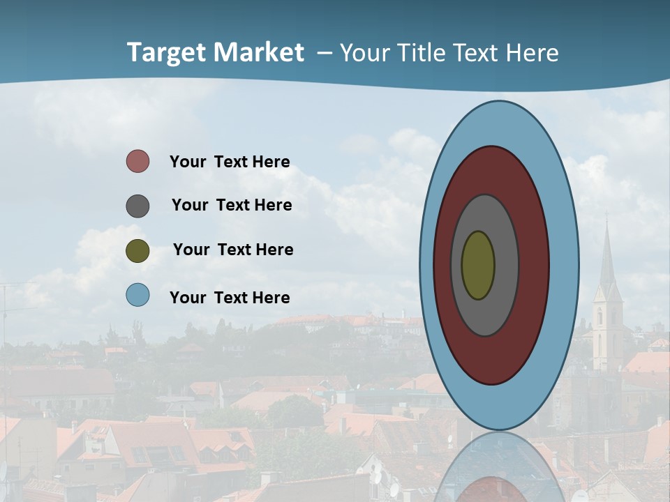 Church Panorama Cityscape PowerPoint Template