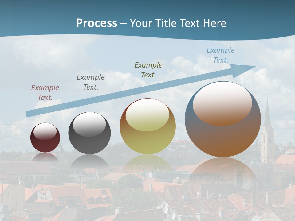 Church Panorama Cityscape PowerPoint Template