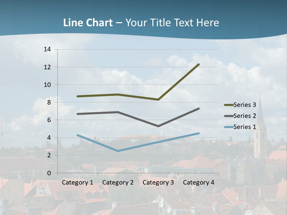 Church Panorama Cityscape PowerPoint Template