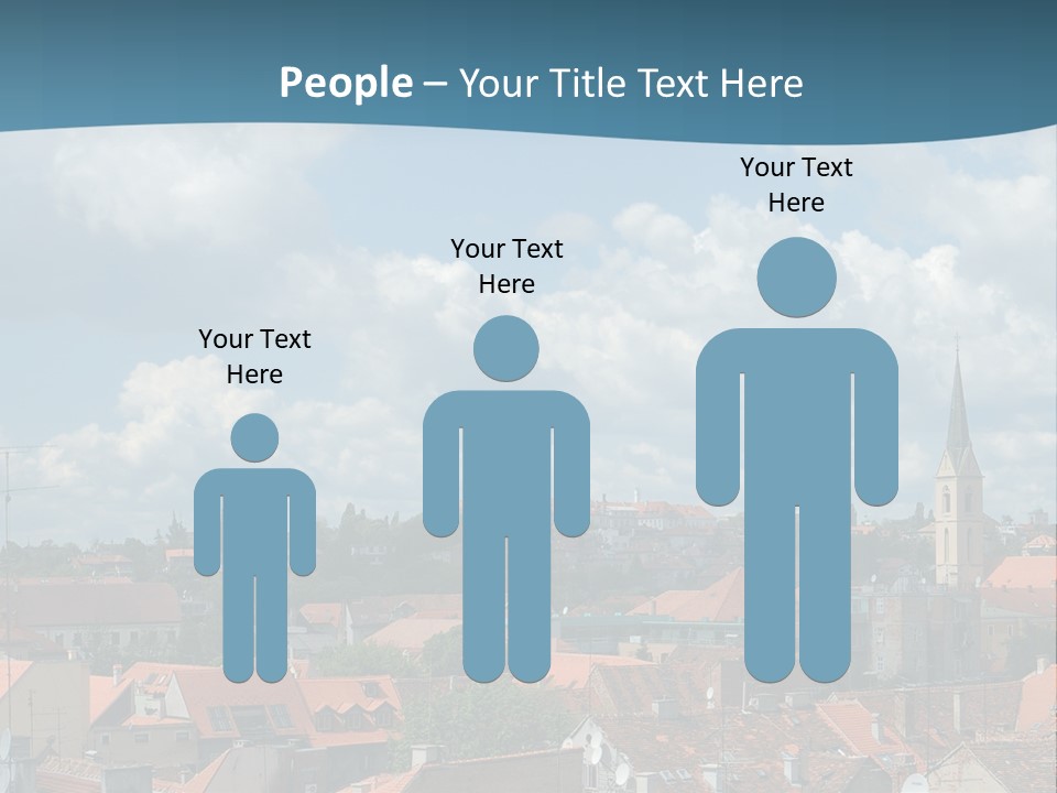 Church Panorama Cityscape PowerPoint Template