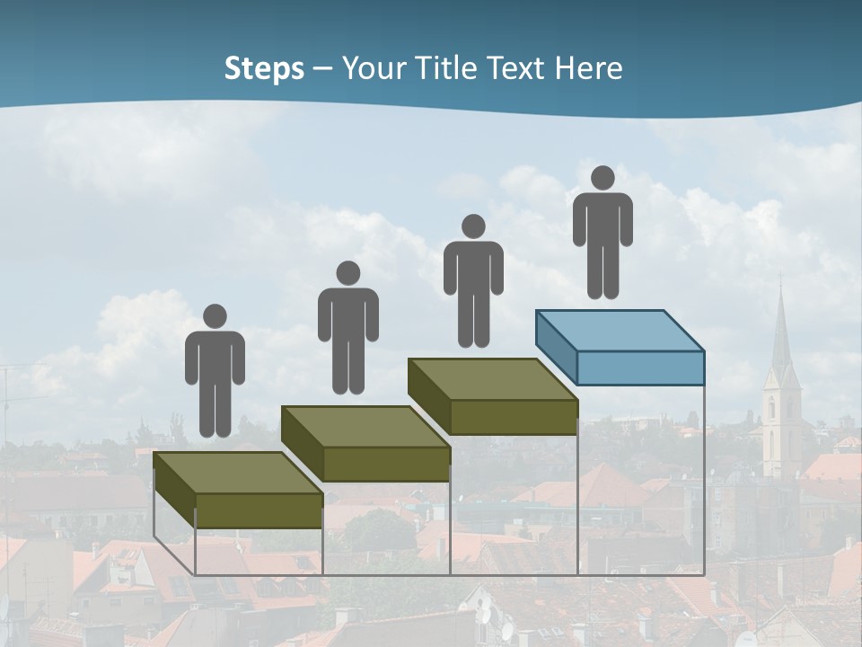 Church Panorama Cityscape PowerPoint Template