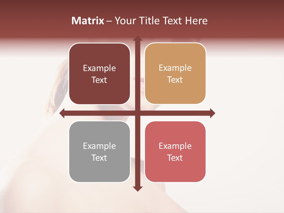 Relaxation Face Hands PowerPoint Template