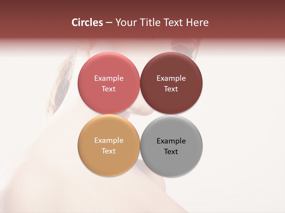 Relaxation Face Hands PowerPoint Template