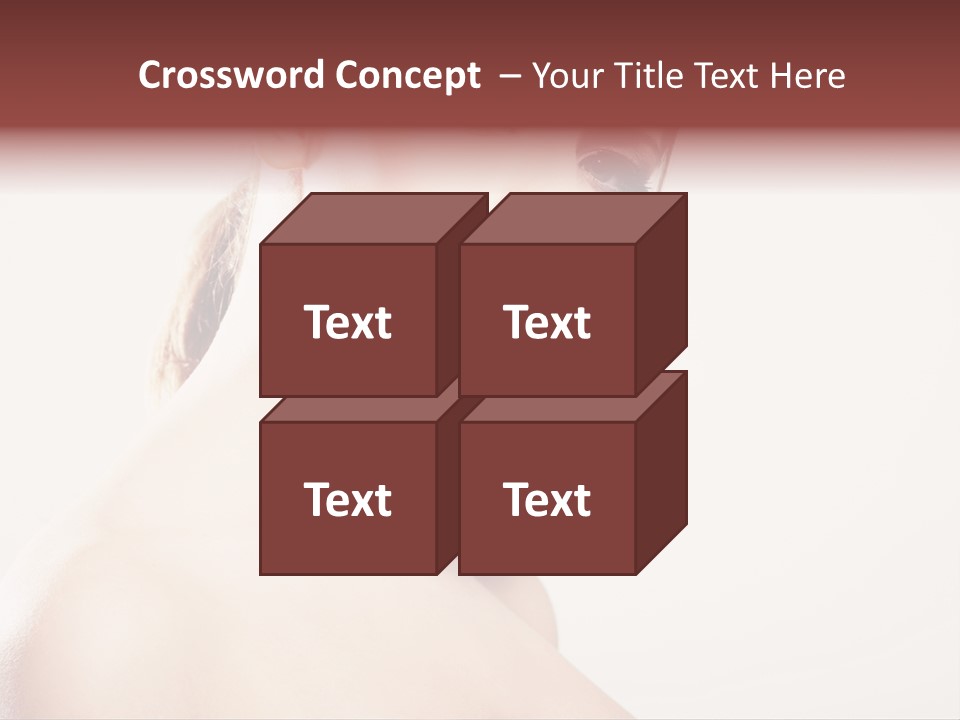 Relaxation Face Hands PowerPoint Template
