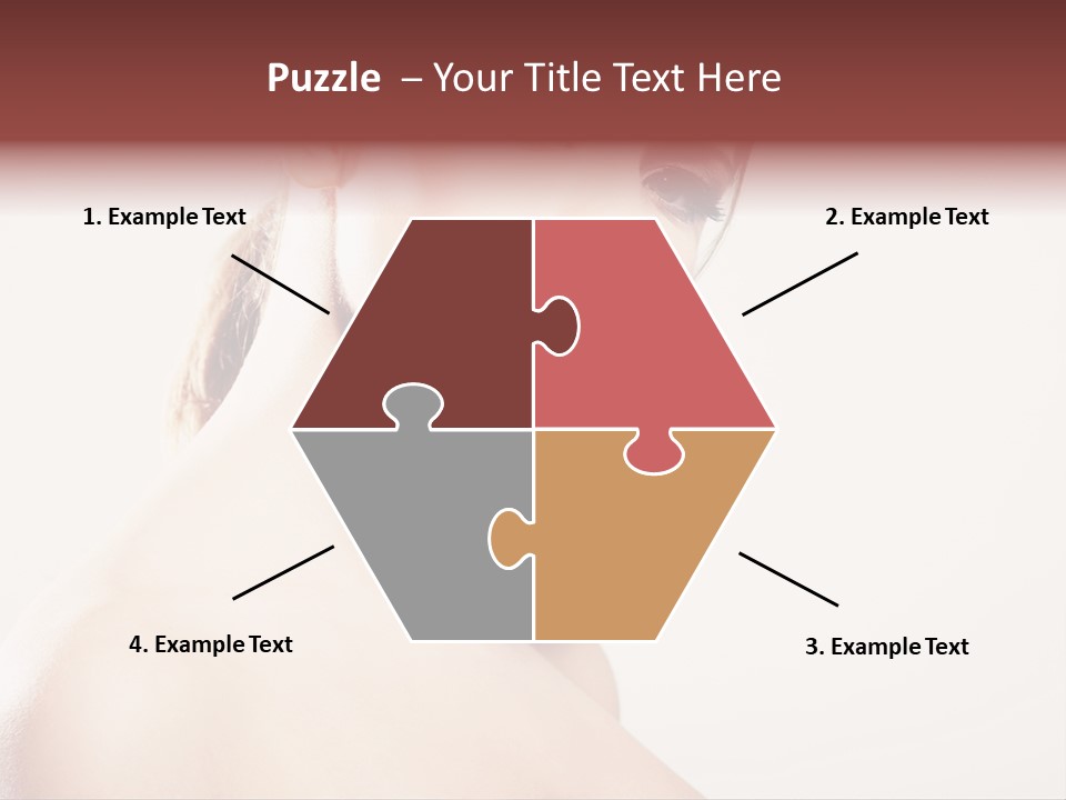 Relaxation Face Hands PowerPoint Template