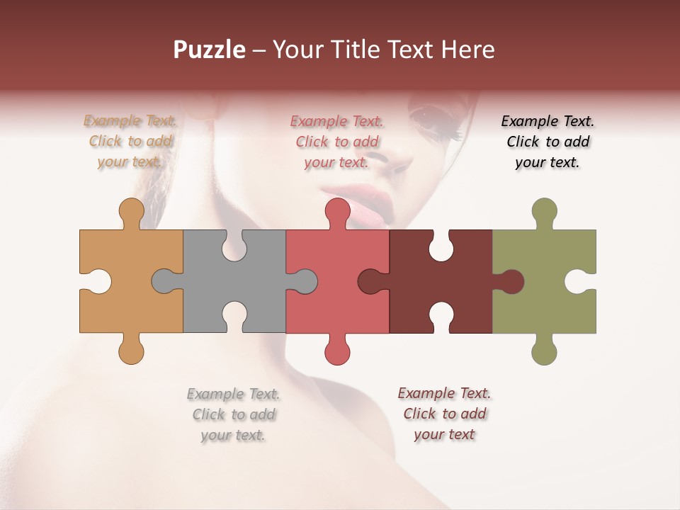 Relaxation Face Hands PowerPoint Template