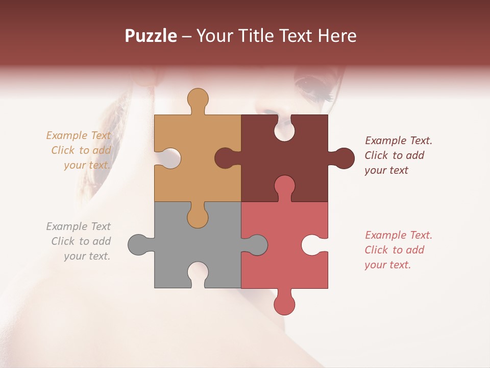 Relaxation Face Hands PowerPoint Template