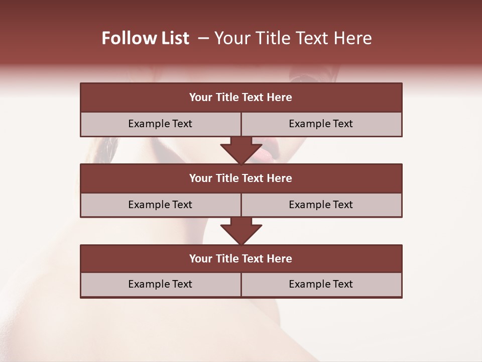 Relaxation Face Hands PowerPoint Template