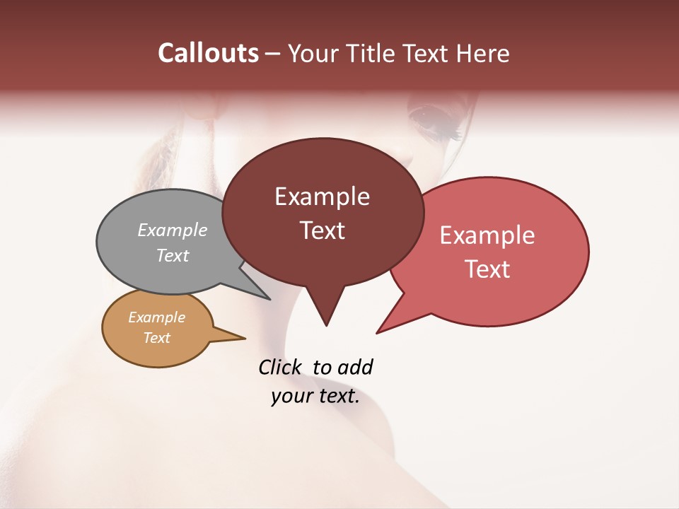 Relaxation Face Hands PowerPoint Template