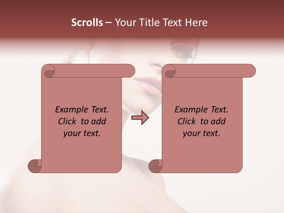 Relaxation Face Hands PowerPoint Template