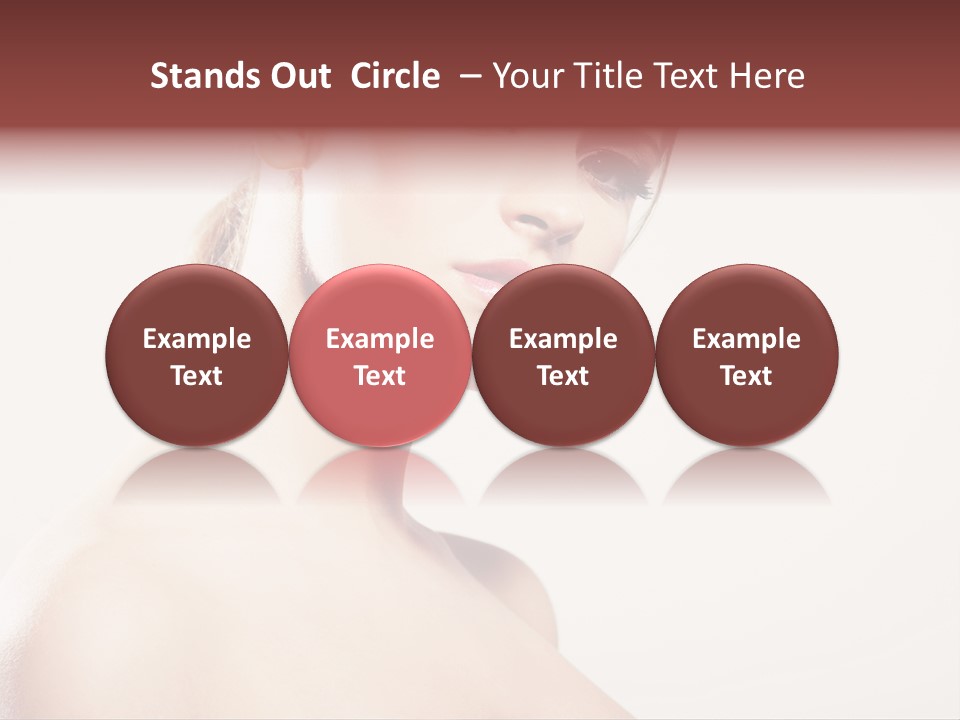 Relaxation Face Hands PowerPoint Template