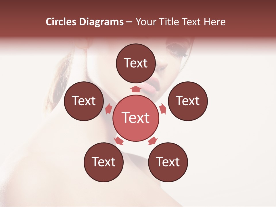 Relaxation Face Hands PowerPoint Template