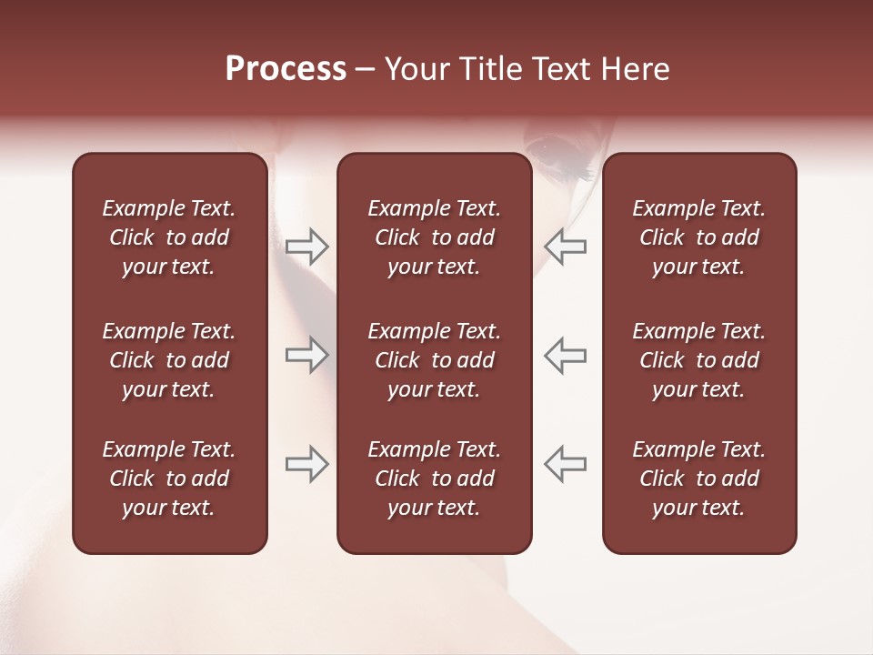 Relaxation Face Hands PowerPoint Template