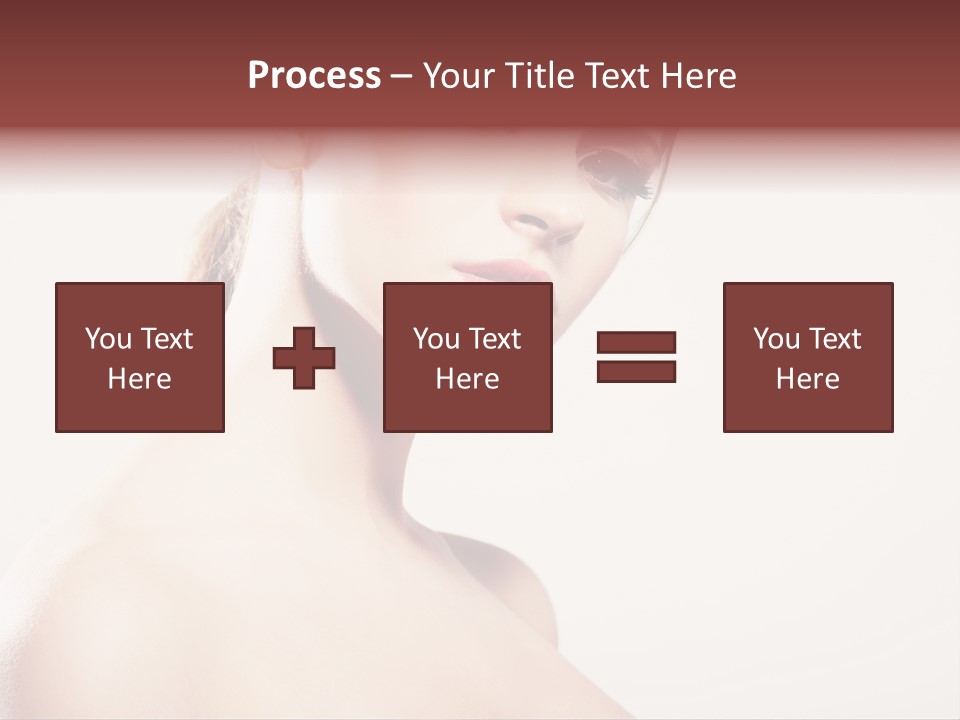 Relaxation Face Hands PowerPoint Template