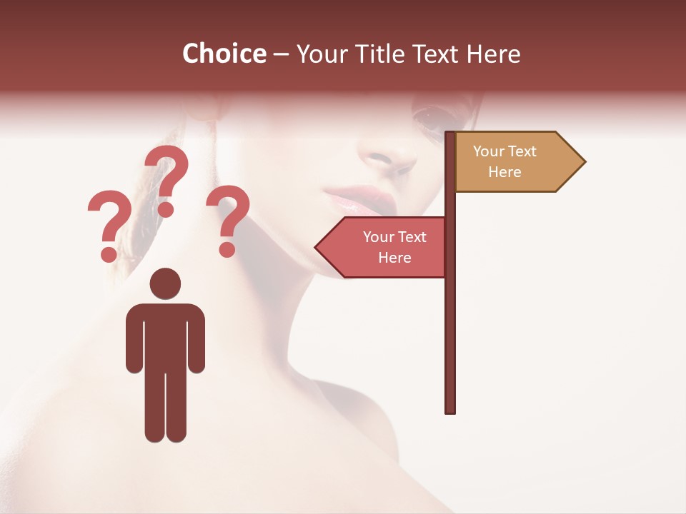 Relaxation Face Hands PowerPoint Template