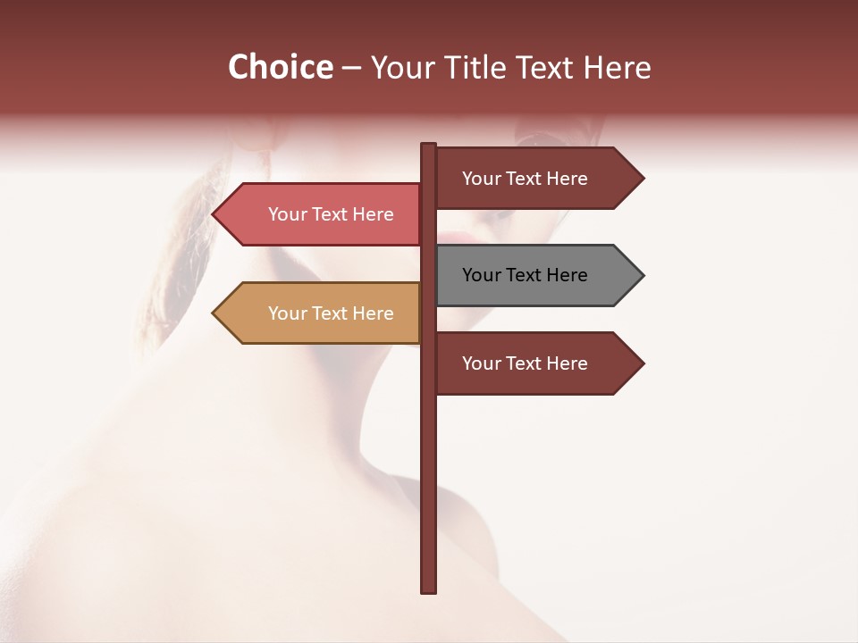 Relaxation Face Hands PowerPoint Template