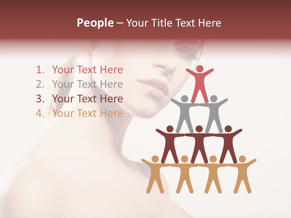 Relaxation Face Hands PowerPoint Template