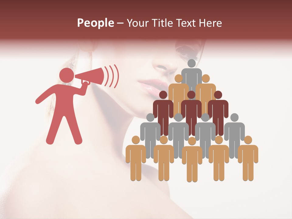 Relaxation Face Hands PowerPoint Template