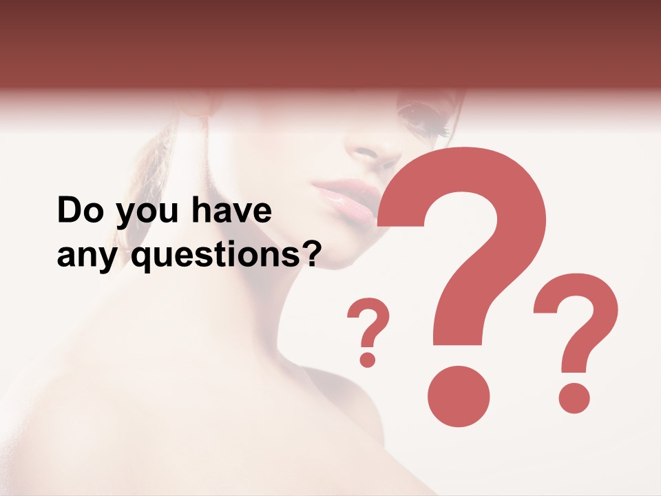 Relaxation Face Hands PowerPoint Template