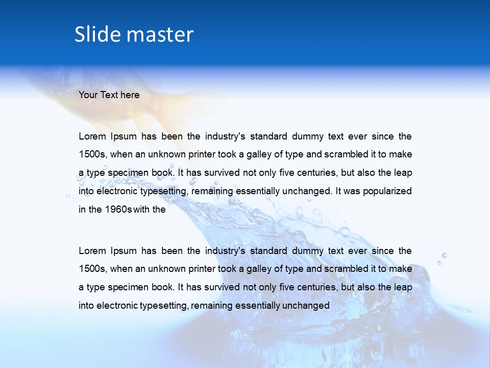 Freshness Purity Circle PowerPoint Template