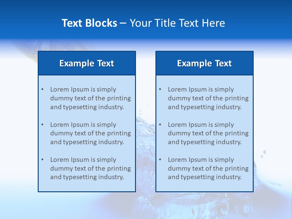 Freshness Purity Circle PowerPoint Template