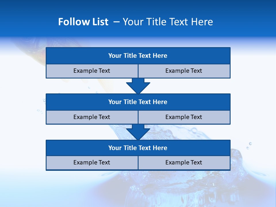 Freshness Purity Circle PowerPoint Template
