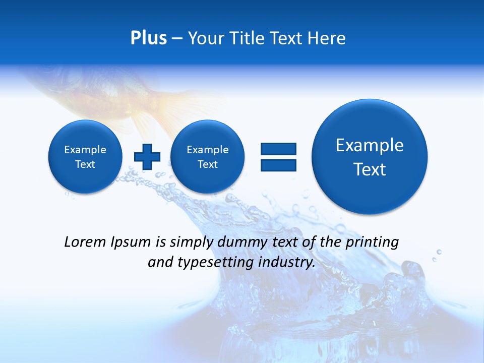 Freshness Purity Circle PowerPoint Template